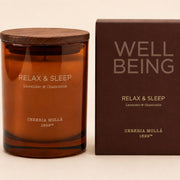 נר גדול LAVENDER & CAMOMILE מסדרת WELL BEING של מותג היוקרה הספרדי  CERERIA MOLLA