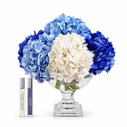 כלי קריסטל PROVANCE HYDRANGEAS כחול בינוני