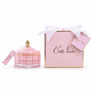 נר יוקרתי ART DECO ורוד PINK CHAMPAGNE
