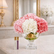 כלי קריסטל PROVANCE HYDRANGEAS ורוד בינוני